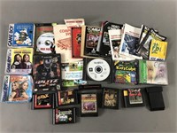 Mixed Video Game Lot w/ Vtg Instructions & Sealed