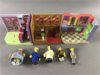 8pc Simpsons Playsets & Figures
