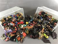 HUGE Toy Figure & Part Lot w/ Dinosaurs