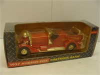 1937 Ahrens Fox Fire Truck Bank