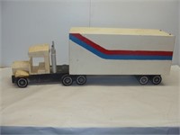 Hand Crafted Wooden Tractor Trailer
