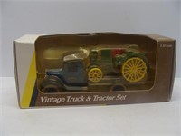 Vintage Truck and John Deere Tractor Set