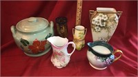 Assortment of Vases, Pitchers, & Jar