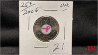 2006, 25 Cent Coin, Breast-cancer