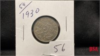 1935 sent Canadian coin