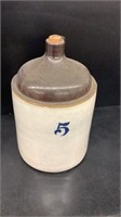 Stone Ware Crock Jug Number 5/