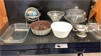 Cake Plate, Pyrex Dishes, Small World Globe