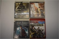 4 Assorted PS3 Games