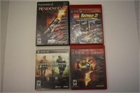 3 PS3 Games w/ 1 PS2 Games