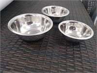 Stainless Steel Small Mixing Bowls Set of 9 Bowls