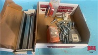 Box w/ 10" Vise Lacer, Plow Bolts, Knife Sections