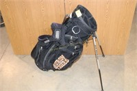 Black Huron Tigers golf bag