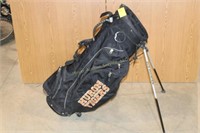 Black Huron Tigers golf bag