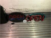 (2) Lighted Open Signs