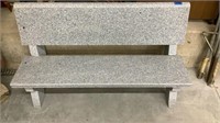 Granite Bench 4’3” MUST HAVE HELP TO LOAD