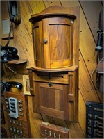 Antique Oak Telephone Cabinet
