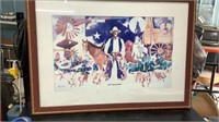 The Texas Cowboy Print