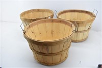 (3) Bushel Baskets