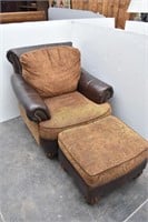 Club Chair w/ Ottoman