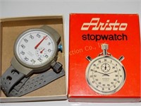 Aristo Apollo 7 jewel Stop Watch w/orig. box