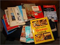 Asstd. cookbooks- Betty Crocker, Meta Given's,