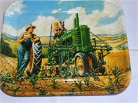 John Deere metal tray