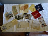 US Marine Corps 1950's menu, post cards, U.S.S.