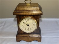Handmade battery clock marked George Gasch II