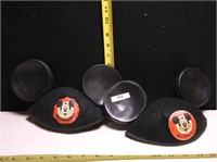 LOT OF 2 MICKEY MOUSE HATS