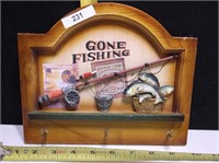 GONE FISHING PLAQUE