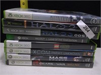 LOT OF 8 XBOX 360 GAMES
