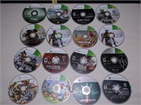 LOT OF 16 XBOX 360 GAMES NO CASE
