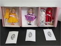 211- 3 Madame Alexander Dolls