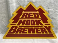 Metal Red Hook Brewery Sign