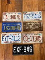 Lot of (9) license tags 1973-2013