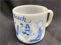 Federal glass advertising Myrtle Beach mug