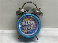 Vintage Blow Pop Battery operated alarm clock