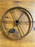 Early 1900’s metal wheel 15 1/2”