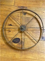 Early 1900's metal wheel 17 1/2”