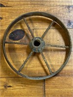 Early 1900’s metal wheel 13”