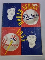 1955 World Series Program- Mickey Mantle Autograph
