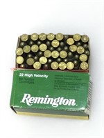 Remington approx 50 rounds 22 Cal ammo