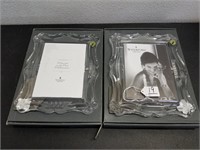 211- 2 Waterford Crystal Picture Frames