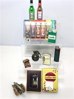 Assorted lighters and more