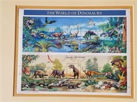 211- "The World Of Dinosaurs" Postal Stamp Set
