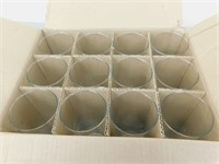 Box of 12 New Crissa Glass Vases