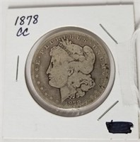 1878-CC Morgan Silver Dollar Carson City