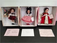 211- 3 Madame Alexander Dolls