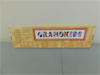Oak Framed Photo Holder for Grandkids Pictures