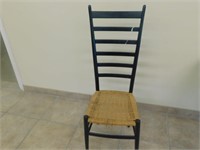 Wooden Ladder Back Chair with Rope Seat - Italy